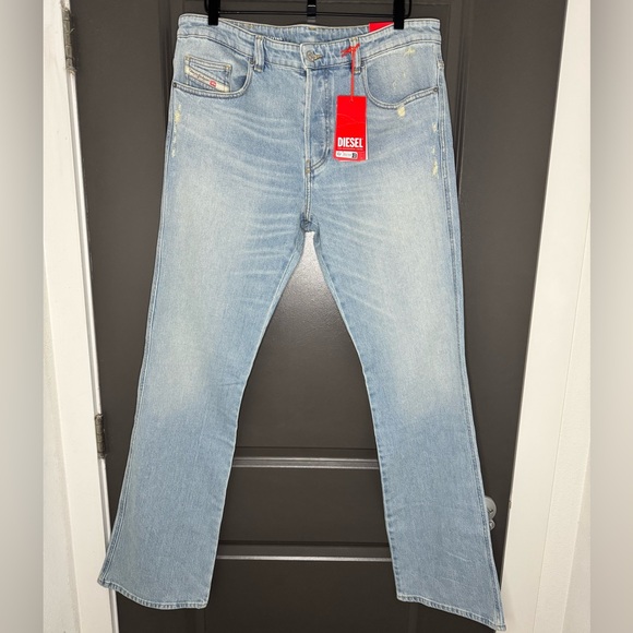 Diesel Other - 🔥🔥👖 NWT Men’s DIESEL 1998 D-BUCK Distressed Bootcut Jeans | Light Wash | 36x32